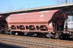 Gedeckter Drehgestell-Sch�ttgutwagen der DB eingestellt mit der Nr.