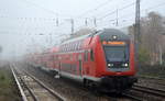 RE1 nach Brandenburg Hbf am 19.10.17 Berlin-Hirschgarten.