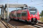 RE5 mit 442 119 Richtung Berlin-Gesundbrunnen, 26.09.12 Berlin-Pankow.
