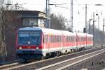 928 683 + 628 631 auf dem R�ckweg Richtung Bernau, 29.03.11 Berlin-Karow.