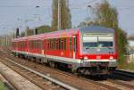 RE3 nach Berlin-Gesundbrunnen mit 928 654 + 628 655 am 19.04.11 Berlin-Karow.