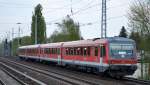 RE nach Szczecin Glowny mit 628 409 + 628 642 vornedran am 19.04.14 Berlin-Karow.