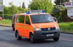 VW Transporter ELW 1 der Berliner Feuerwehr am 12.05.15 Berlin-Pankow.