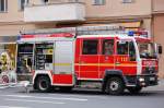 LHF 16/12 City (MAN 10.224) der Berliner Feuerwehr bei einem L�scheinsatz am 10.04.12 Berlin-Moabit-Beusselstr.