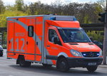 MB Sprinter RTW mit Modulkofferaufbau der Berliner Feuerwehr am 20.04.16 Berlin-Marzahn.