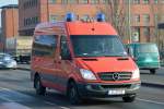 MB Sprinter (LKW 1) der Berliner Feuerwehr für allgemeine Transportaufgaben am 10.03.15 Berlin-Putlitzbrücke.