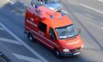 MB Gerätewagen Messtechnik der Berliner Feuerwehr am 07.06.15 Berliner Stadtautobahn Höhe Sachsendamm.