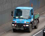 MB UNIMOG U400 der Berliner Wasserbetriebe, Berliner Stadtautobahn H�he Knobelsdorffstr.