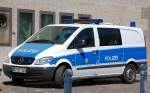 Die moderne Version eines Halbgruppenwagen der Bundepolizei ist der Mercedes-Benz (W639) Vito, 31.07.08 Bhf.