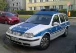 VW Golf IV Variant Funkstreifenwagen der Bundespolizei, August 2013 Berlin-Pankow.