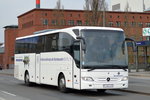 MB TOURISMO Reisebus der Bundeswehr des Stabsmusikkorps der Bundeswehr Berlin am 13.04.16 Berlin Putlitzbrücke.