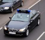 Interessant sind diese schwarzen BMW Typ 525d Limousinen der Feldj�ger der Bundswehr, welchem besonderen Zweck sie dienen, ob sie  z.B.