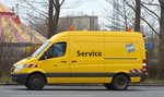 Ein MB Sprinter Service-Fahrzeug der Berliner Verkehrsbetriebe (BVG) am 31.03.16 Berlin-Marzahn.