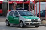 Ein Polizeifahrzeug f�r den Zentralen Objektschutz Berlin, es handelt sich um einen Fiat Punto Natural Power, 20.04.12 Berlin Beusselbr�cke. 