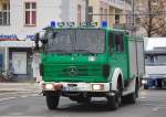GGkw Fu, ein MB 1017 AF, Sonderfahrzeug der Berliner Polizei, 18.03.11 Berlin Sch�nhauser Allee.