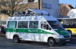 MB Sprinter 416 Cdi Lautsprecherkraftwagen der Berliner Polizei (techn. Einheit) am 04.03.15 Berlin-Beusselstr.