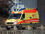 DRK Rettungsfahrzeug vom Kreisverband Wittenberg e.V., Berliner Stadtautobahn H�he Kaiserdamm, 09.03.10