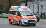 Ein Ford Transit Courier Krankentransporter der Fa.