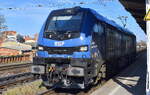 RBP - Rheinische Bahnpersonal- and Verkehrsgesellschaft mbH, Siegburg [D] neu mit der geleasten ELP Euro9000 Lok  2019 313-6   [NVR-Nummer: 90 80 2019 313-6 D-ELP] am 03.03.26 Durchfahrt Bahnhof