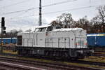 Rail Cargo Carrier - Benelux BV, Rotterdam mit der von ITL gemieteten  203-104  [NVR-Nummer: 92 80 1203 140-9 D-ITL] am 09.12.25 Höhe Bahnhof Stendal Hbf.
