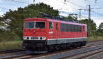 Leipziger Dampf KulTour GbR, Leipzig mit ihrer  155 167-0  (NVR:  91 80 6155 167-0 D-LDK ) am 29.09.25 Höhe Bahnhof Saarmund.