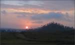 Sonnenuntergang �ber Asmara, aufgenommen vom Zug bei der R�ckfahrt vom Summit. (28.10.2008)