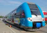 Triebzug der neuen Tochter der franz�sischen SNCF mit dem Namen Masteris, 24.09.10 InnoTrans 2010