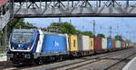ČD Cargo a.s., Praha [CZ] mit ihrer  388 025-9  [NVR-Nummer: 91 54 7388 025-9 CZ-CDC] und einem Containerzug am 16.05.25 Höhe Bahnhof Saarmund.
