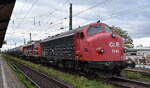 Cargo Logistik Rail-Service GmbH, Barleben (CLR) mit der Doppeltraktion NoHAB AA16  My 1142  (NVR:  92 80 1227 005-6 D-CLR ) +  My 1151  (NVR:  92 80 1227 009-8 D-CLR ) und einem Kesselwagenzug