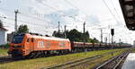 BBL Logistik GmbH, Hannover [D] mit der geleasten ELP Eurodual Lok  159 252-6 / BBL 30  [NVR-Nummber: 90 80 2159 252-6 D-ELP] und einem Güterzug Schüttgutkippwagen + Selbstentladewagen 