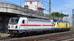 DB Fernverkehr AG [D] mit ihrer  147 558  [NVR-Nummer: 91 80 6147 558-1 D-DB] mit der Regionalverkehre Start Deutschland GmbH Diesellok  246 006-1 , Name:  Hemmoor  [NVR-Nummer: 92 80 1246 006-1