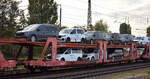 PKW-Transportwageneinheit vom Einsteller DB Cargo ATG Autotransportlogistic GmbH mit der Nr.