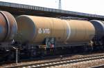 Kesselwagen vom Einsteller VTG in Hamburg eingestellt mit der Nr.