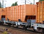 Containertragwagen mit M�llcontainer der Berliner Stadtreinigung (BSR) eingestellt mit der Nr.