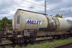 Französischer Kesselwagen vom Einsteller MILLET Rail SAS mit der Nr.