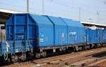 Polnischer Teleskophaubenwagen f�r Coiltransporte der PKP Cargo eingstellt mit der Nr.