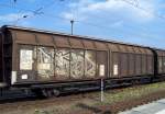 Schwedischer Schiebewandwagen der Norwaggon AB eingestellt mit der Nr.
