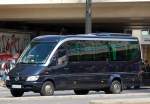 Ein STARSHIP COACH SERVICE GMBH Bus, ein MB Sprinter 616 CDI, 09.07.12 Berlin Alexanderplatz.
