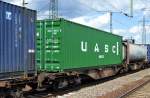 Ein arabischer UASC Container, 12.08.14 Bhf.