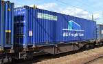 Ein 45�r Container der BG Fright Line am 25.09.15 Bhf.