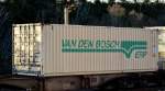 VAN DEN BOSCH/ERP Container am 10.12.15 Berlin-Hohenschönhausen.