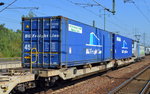 Zwei niederländische 45ér Container vom Intermodal und Logistik Unternehmen BG Freigt Line am 08.09.16 Bf.