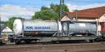 Deutscher Logistiker VOTG Tanktainer GmbH mit Tankcontainer lt.