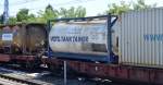 Ein Kesselcontainer von VOTG TANK TAINER am 17.06.15 Berlin-Köpenick.