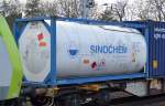 Ein Tankcontainer der Fa.