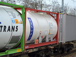 Ein EXSIF Tankcontainer (UN-Nr.