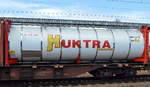 Großer Tankcontainer der belgischen Fa.