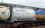 20’ Standard Tank Container der der niederländischen VAN DEN BOSCH.COM am 20.11.17 Bf.
