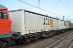 LKW-Wechselladebehälter vom schweizer Logistik- und Transport-Unternehmen JCL Logistics am 29.05.17 Berlin-Hohenschönhausen.