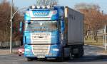 DAF XF 105.460 Container-Sattelzug der Sped.